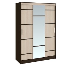 Шкаф-купе Сакура 1,5м, Дуб беленый, Венге Шкаф-купе Сакура 1,5м, Дуб беленый, Венге