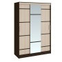 Шкаф-купе Сакура 1,5м, Дуб беленый, Венге