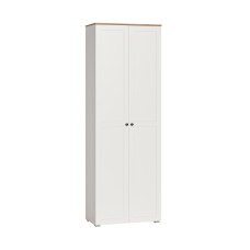 Шкаф 16.307 Остин Белый шагрень, Дуб Золотой