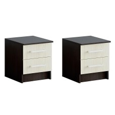 Тумба прикроватная с ящиками Фиеста, венге/лоредо (2 шт)