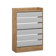 Обувница закрытая Ямайка ЯПТ-2, дуб крафт/белый