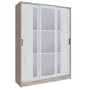 Шкаф-купе Стиль-2 160, Дуб крафт серый,Дуб крафт белый