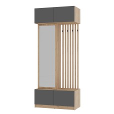 Прихожая "Багира" ПР-03 Крафт/Графит