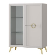 Шкаф-витрина "Эстетика" ШК-23 Кашемир