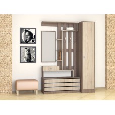 Прихожая Ямайка. Комплект 1, ясень шимо Прихожая Ямайка. Комплект 1, ясень шимо