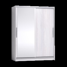 Шкаф-купе с зеркалом Strike 1600 Ясень Анкор светлый