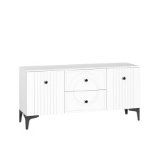 ТВ тумба Валенсия 16.45, Белый шагрень