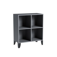 Гостиная Гира стеллаж открытый ГС-1 графит серый