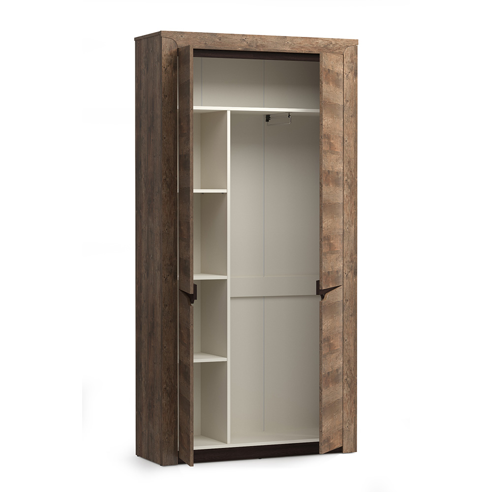 Шкаф двухстворчатый Лючия 33.18, Кейптаун, Венге Шкаф двухстворчатый Лючия 33.18, Кейптаун, Венге