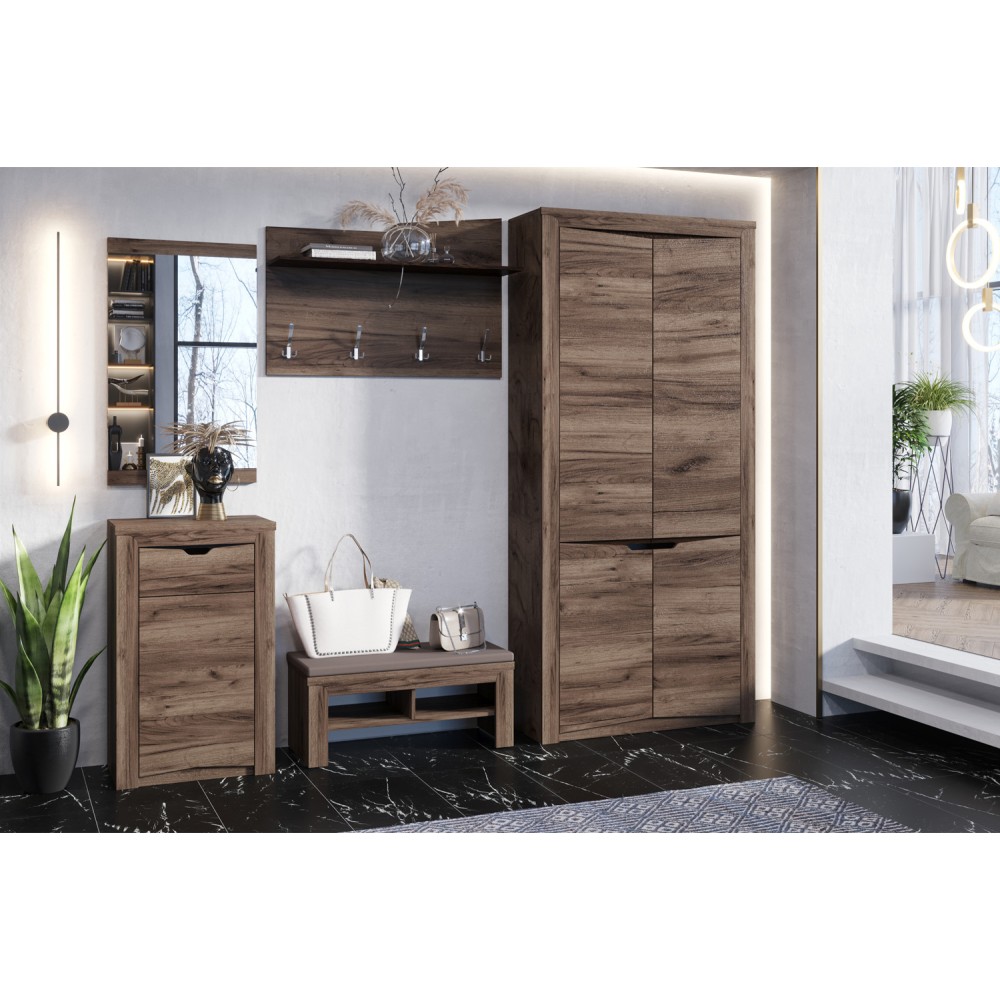 Шкаф двухстворчатый Лючия 33.18, Кейптаун, Венге Шкаф двухстворчатый Лючия 33.18, Кейптаун, Венге