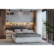 Спальня Neo. Комплект 3, дуб шавиниган