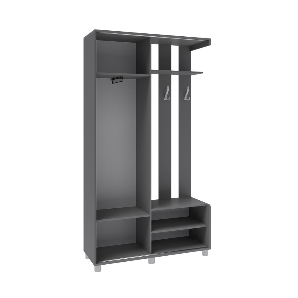 Прихожая Ларго-2, Графит серый Прихожая Ларго-2, Графит серый