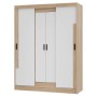 Шкаф-купе "Смарт" ШКК-06 Дуб сонома/белый