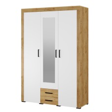 Шкаф для одежды Адель, белый/дуб крафт Шкаф для одежды Адель, белый/дуб крафт