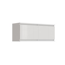 Антресоль малая Челси, Белый глянец холодный, Белый