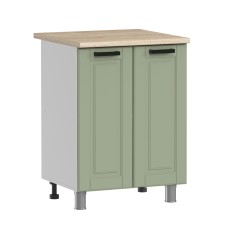 МК Аленушка Н 600 Астра Фисташка,скоба черный (без столешницы)