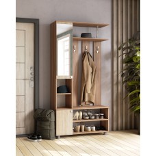 Прихожая Эконом, Ясень шимо, Дуб сонома