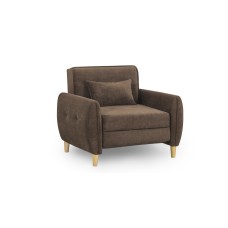 Кресло еврокнижка Анита, Коричневое