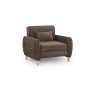 Кресло еврокнижка Анита, Коричневое