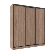 Шкаф-купе трехдверный 2000 Домашний Дуб табачный Craft