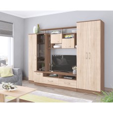 Стенка в гостиную Оскар-5, ясень шимо Стенка в гостиную Оскар-5, ясень шимо