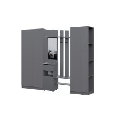 Прихожая Бали, Графит. Комплект 4