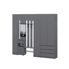 Прихожая Бали, Графит. Комплект 19