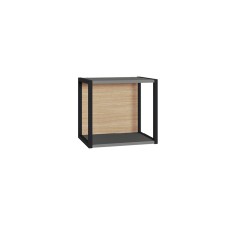 Полка навесная 16.487, Темно-серый, Плэйн Полка навесная 16.487, Темно-серый, Плэйн