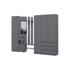 Прихожая Бали, Графит. Комплект 5