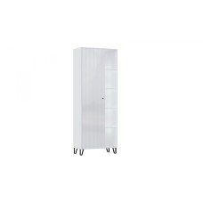 Шкаф навесной Оливия, Белый, Белый Глянец