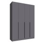 Шкаф Мадрид (1,6) с 6 ящ. внутри  без зеркала графит серый