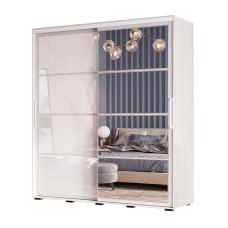 Шкаф-купе Крафт-6, Белый Шкаф-купе Крафт-6, Белый