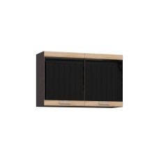 Шкаф навесной Асти АН-002, Дуб сонома, Венге