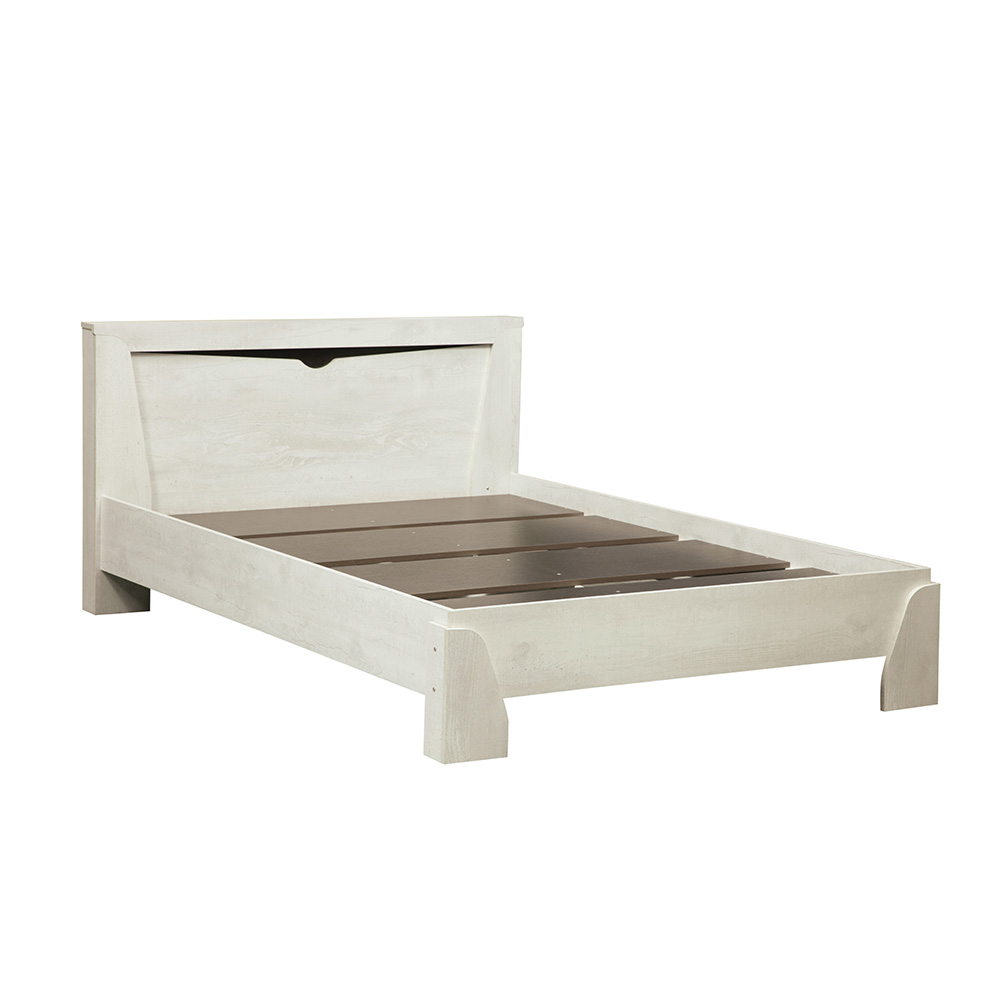 Кровать с настилом Лючия 33.08-01 (1400), Бетон пайн белый, Венге Кровать с настилом Лючия 33.08-01 (1400), Бетон пайн белый, Венге