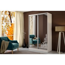 Шкаф-купе Тринити 2 1,35 м, Сандал светлый