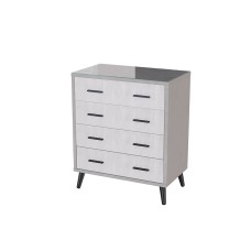 Комод Ланс, Светло-серый