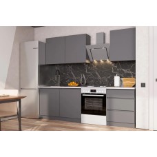 Кухня Айден 1,8, Графит серый Кухня Айден 1,8, Графит серый