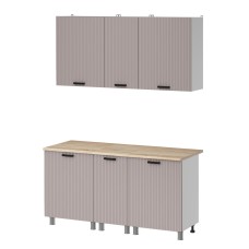 МК Аленушка 1,6м в.3 Лотос Кашемир,скоба антрацит,сонома