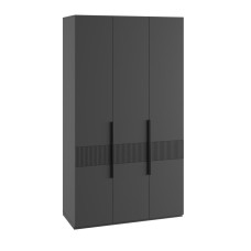 Шкаф трехстворчатый Ника, Эйхория, Графит