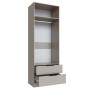Шкаф Мадрид (0,8) с 2 ящ. без зеркала кашемир