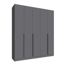 Шкаф Мадрид (2,0) с 3 ящ. внутри без зеркала графит серый