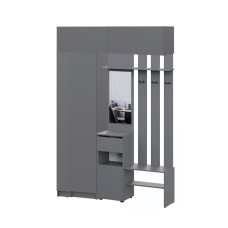 Прихожая Бали, Графит. Комплект 15