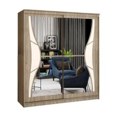 Шкаф-купе Элегант №1 1,7 Ясень шимо темный