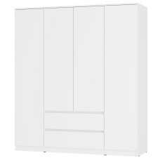 Шкаф для одежды и белья Симпл ШК-13, белый