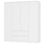 Шкаф для одежды и белья Симпл ШК-13, белый