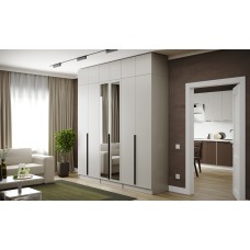 Мадрид Гардеробная система 2,45м,Кашемир