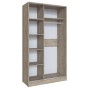 Шкаф-купе Стиль-2 120, Дуб крафт серый, Серый