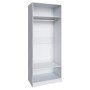 Шкаф Мадрид (0,9) без зеркала белый/ателье светлое