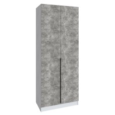 Шкаф Мадрид (0,9) без зеркала белый/ателье светлое