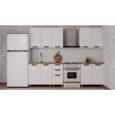 ГК Аленушка 2 м Магнолия Молочный/Молочный,скоба черный,сонома